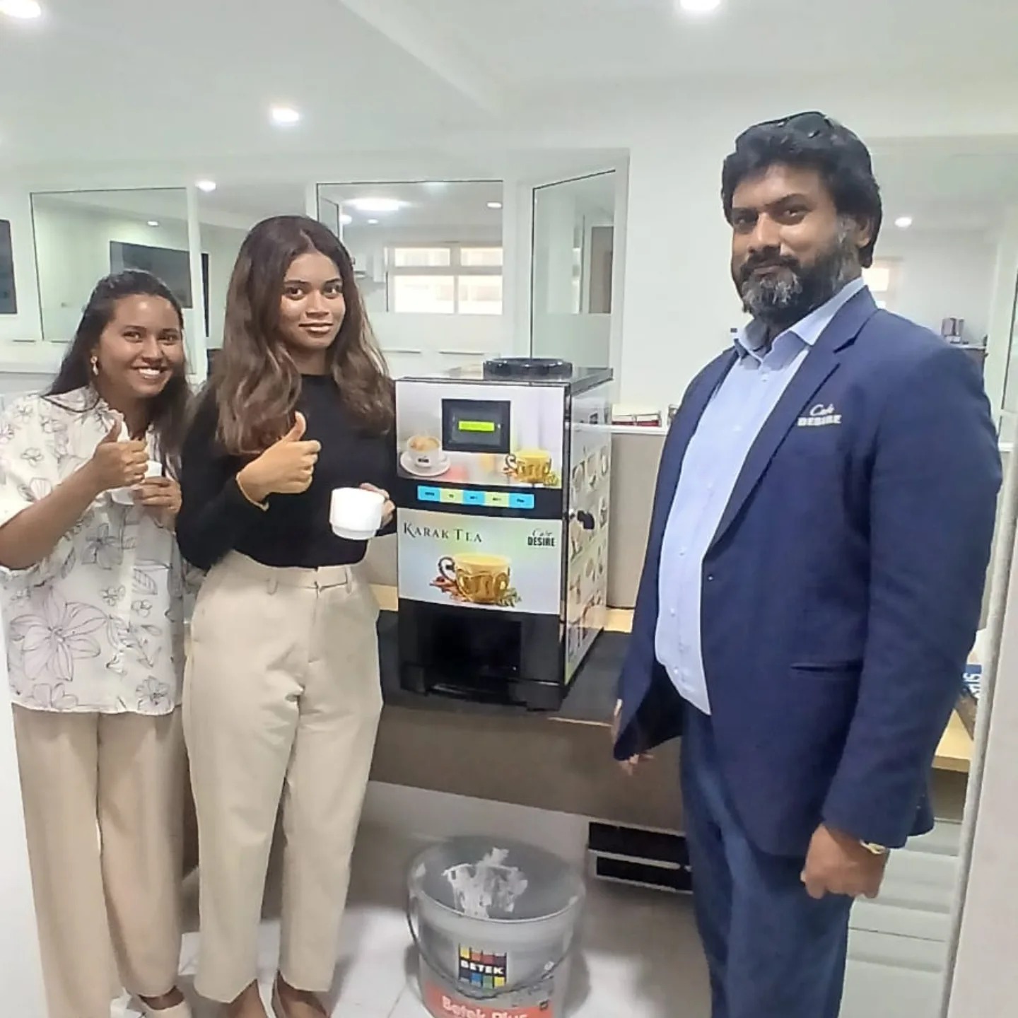 Corporate Office — Café Desire installation